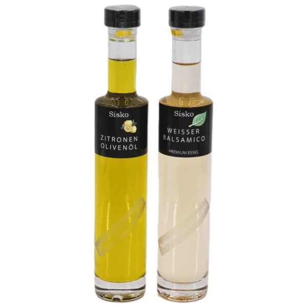 Sisko Genusszeit Zitronen Olivenöl und Balsamico Essig