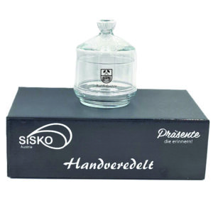 Glas Dose mit Deckel