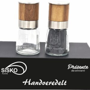 Glas - Salz und Pfeffer Mühle 2er Serie