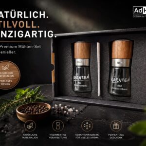 Glas - Salz und Pfeffer Mühle 2er Serie