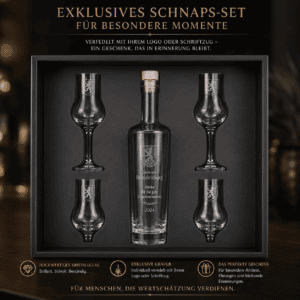 Exklusives Schnapsset 5er Serie
